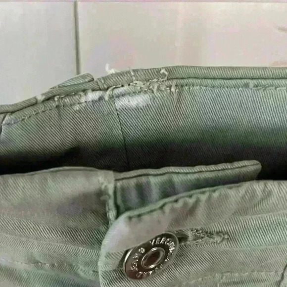 Veronica Beard Arya Straight High Rise Pants Women’s Size 27 4 Light Sage Green - Picture 9 of 16